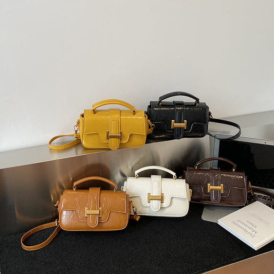 Amber - Unique One-shoulder Crossbody Square Pouch