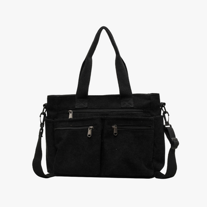 Corduroy Book Tote Bag