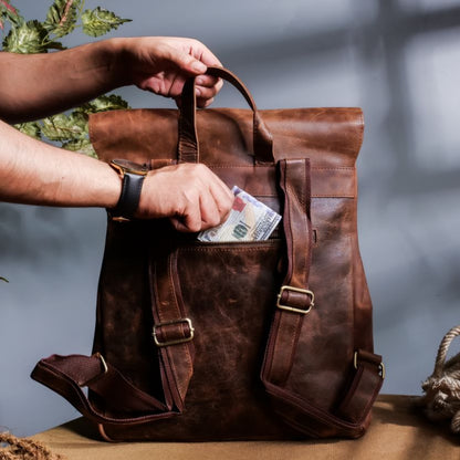 Nomad Vintage Leather Backpack