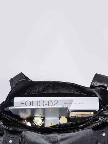 Classic Multi-Pocket Shoulder Bag – Stylish & Versatile for Everyday Use